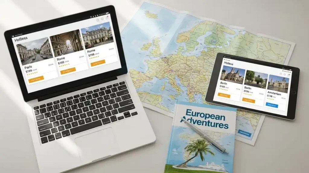 Comparing hotel prices across European cities to find the best deals