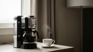 Should you use a hotel coffee maker in your room