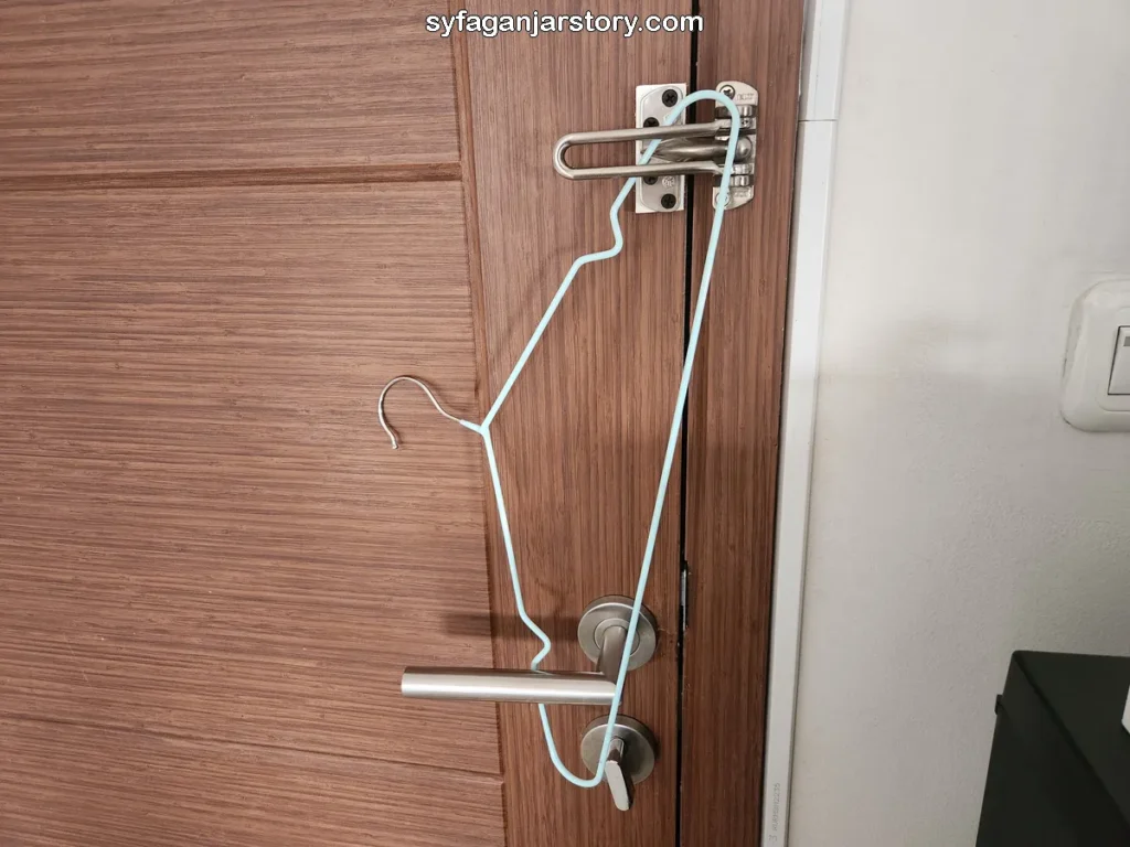 How to Secure Hotel Door With Hanger