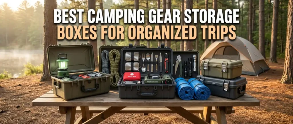Best Camping Gear Storage Boxes for Organized Trips
