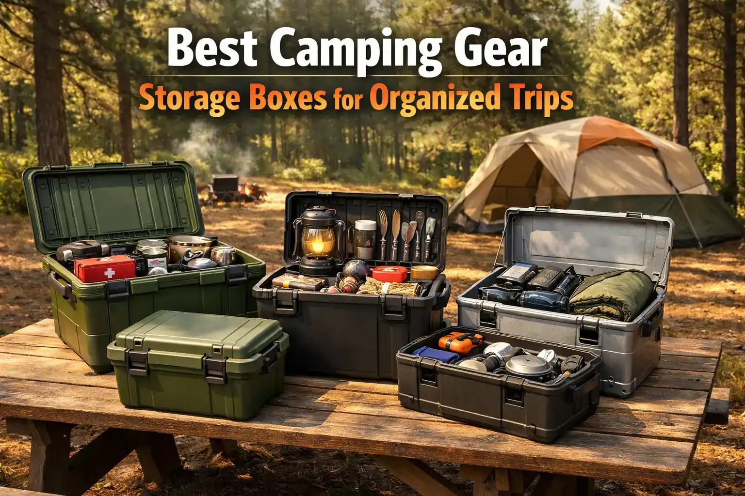 Best Camping Gear Storage Boxes