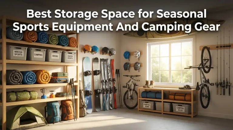 Best Storage Space for Seasonal Sports Equipment And Camping Gear