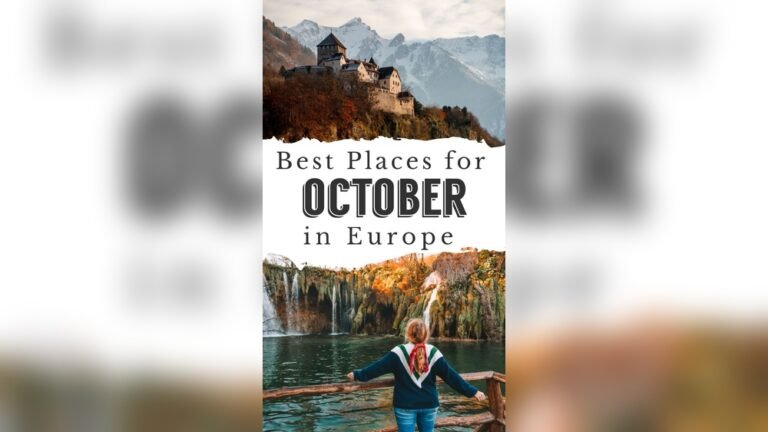 Where to Travel in Europe in October: Top Scenic Spots Revealed