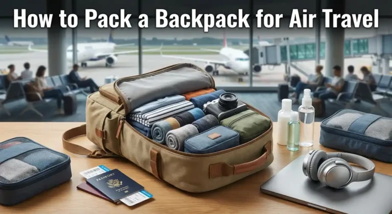 How to Pack a Backpack for Air Travel
