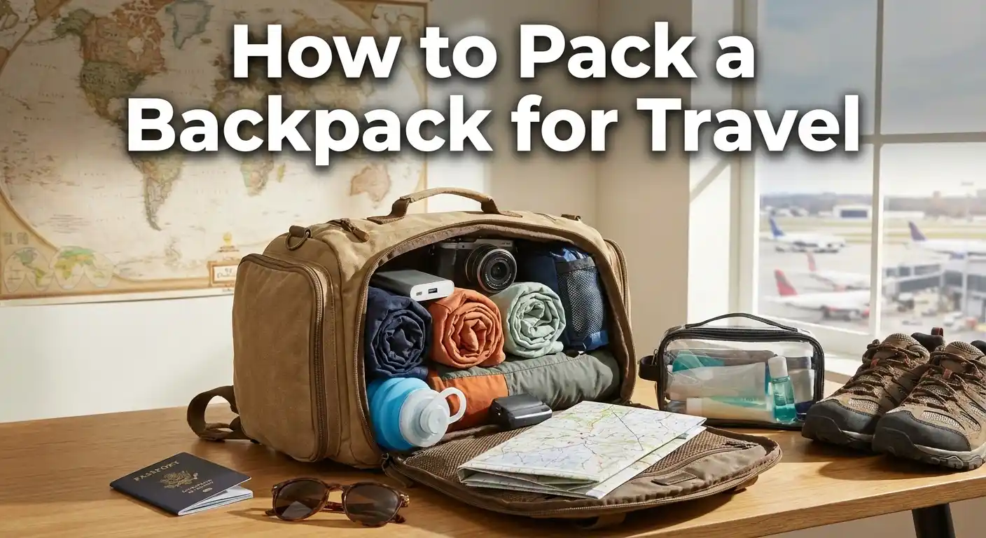 How to Pack a Backpack for Travel