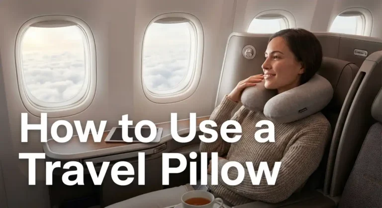 How to Use a Travel Pillow for Maximum Comfort