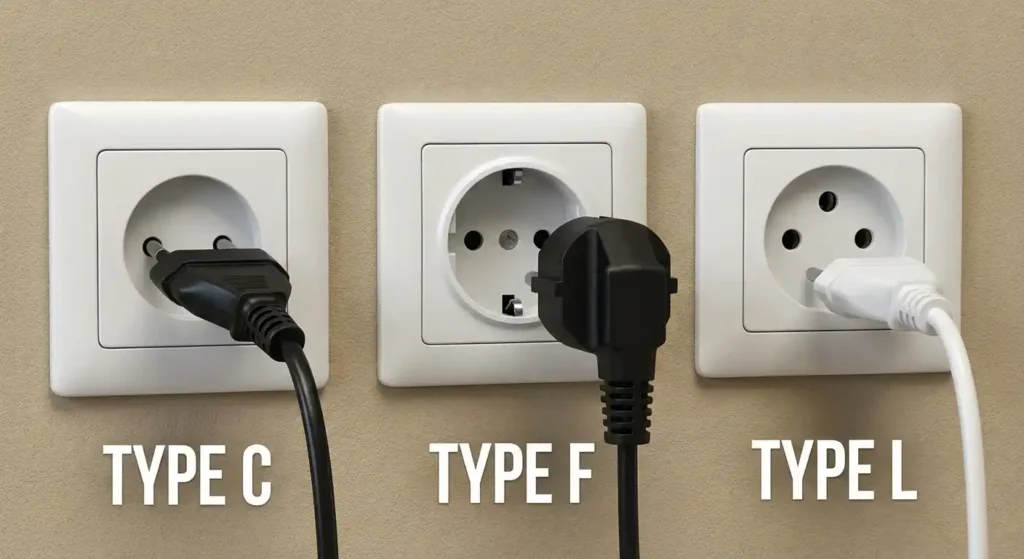 Types of Travel Adapter Plug in Italy
